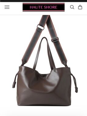 Haute Shore Reese Chocolate Brown Tote Bag
